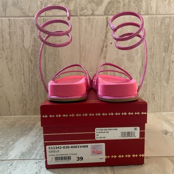 Fuschia Gisele Rene Caovilla flats - Picture 5 of 7